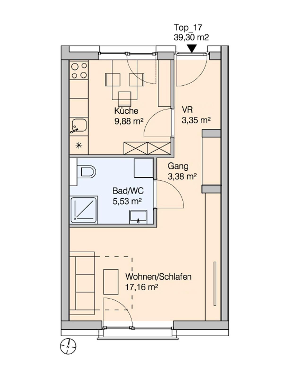 Gef&ouml;rderte Wohnung | moderne 2- Zimmerwohnung im sch&ouml;nen Graz-Puntigam
