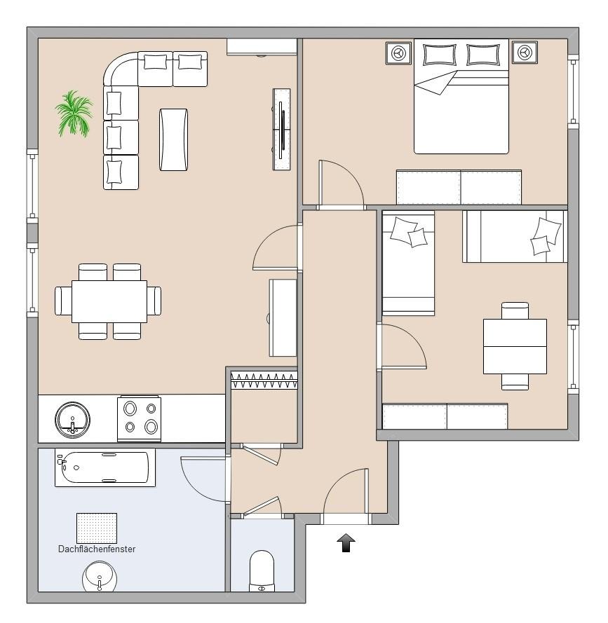 Ideale 3-Zimmer-Wohnung mit Gemeinschaftsgarten in Eibiswald