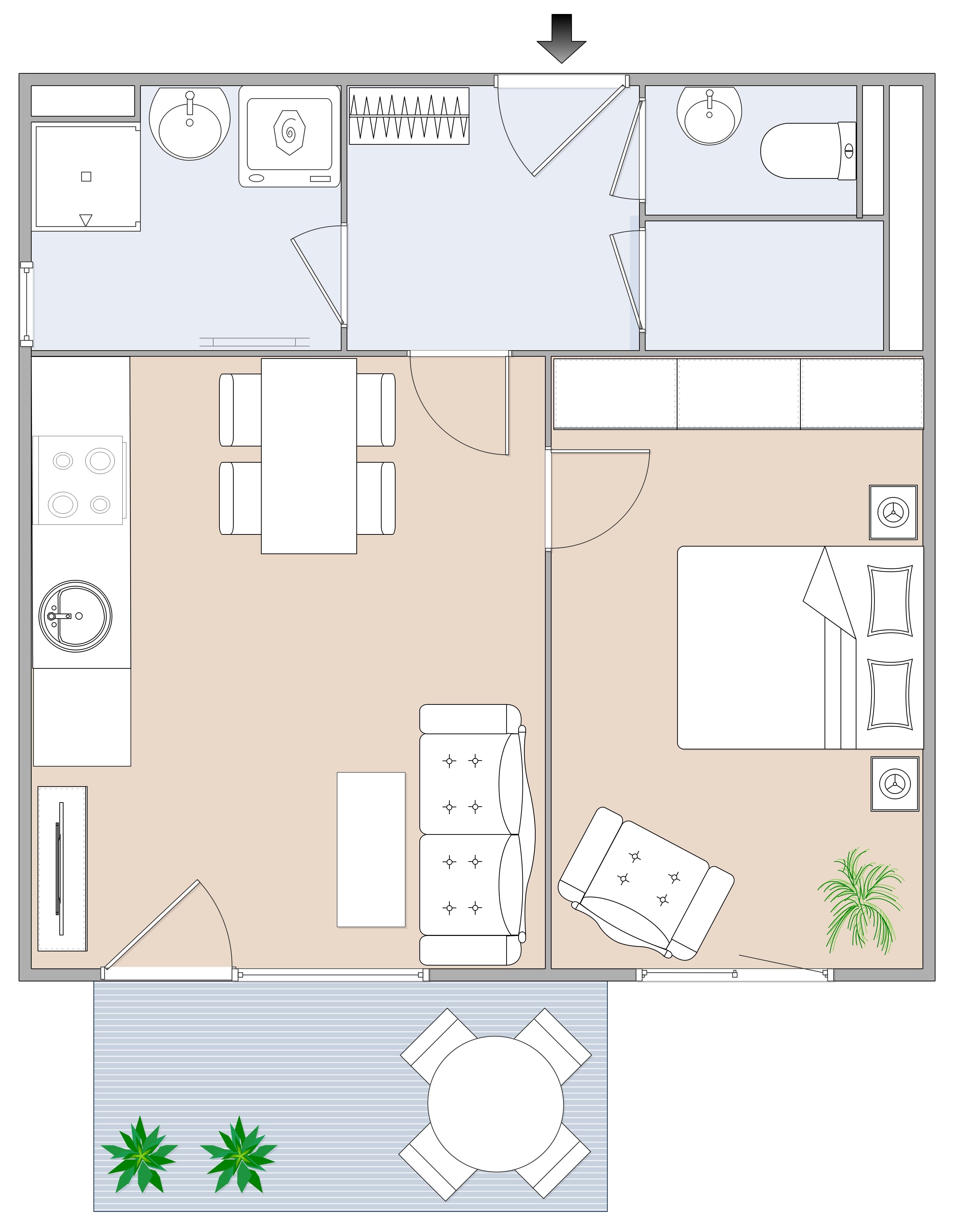 Geförderte Neubauwohnung mit großzügigem Balkon im 2. Stock