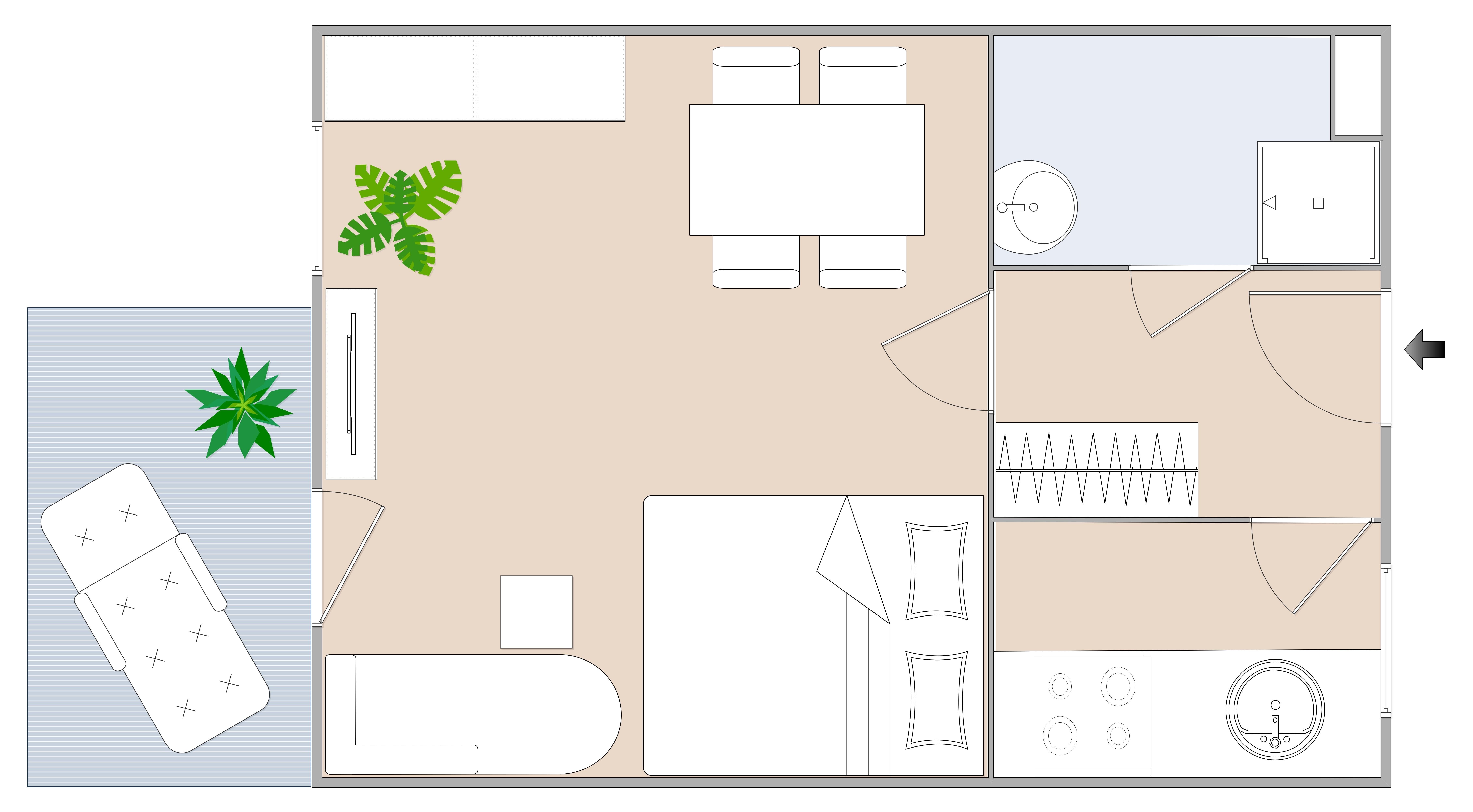 Charmante Neubauwohnung mit Balkon in zentraler Lage - 31,30 m²