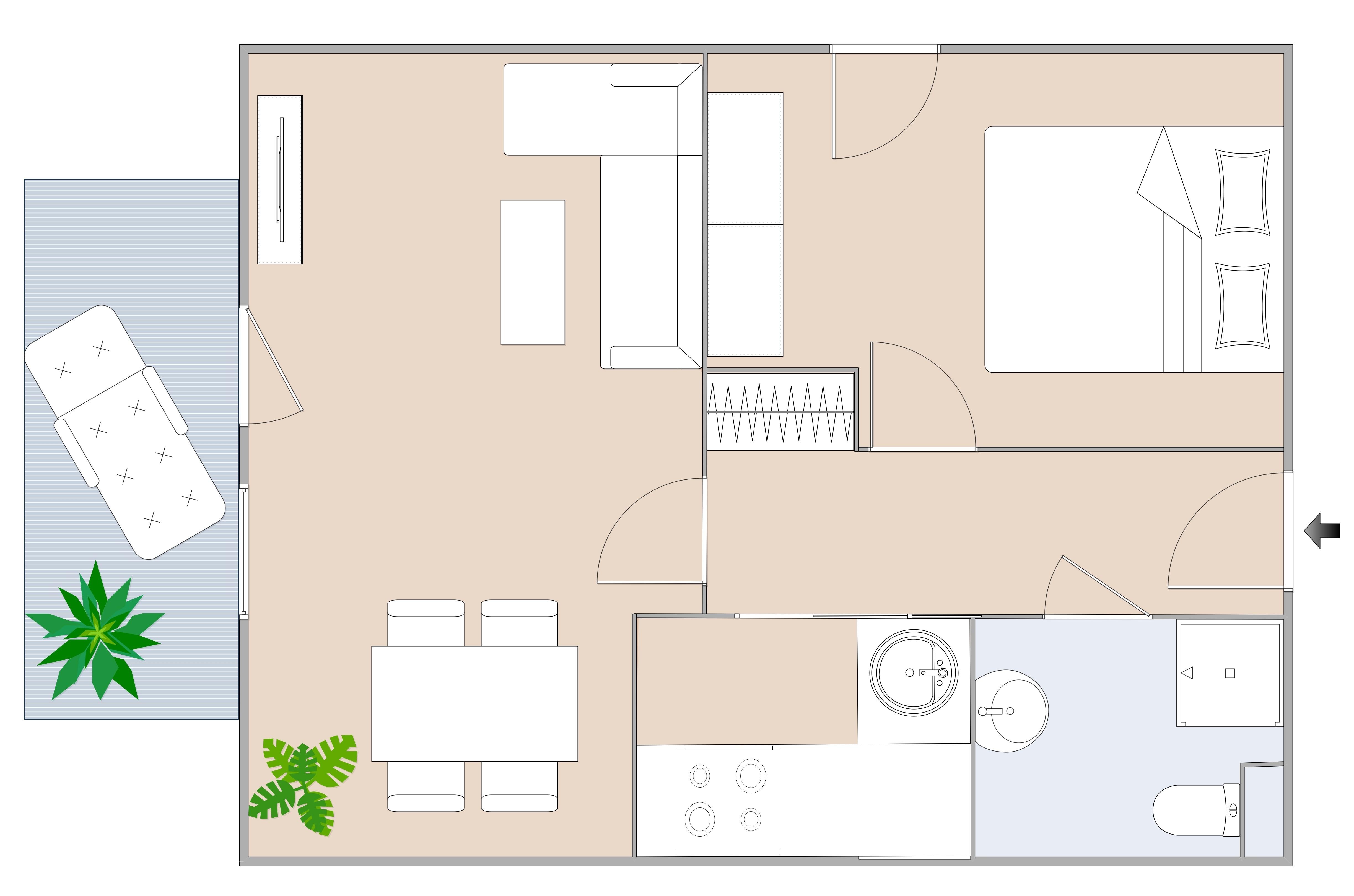 Charmante 43 m² Wohnung mit Balkon